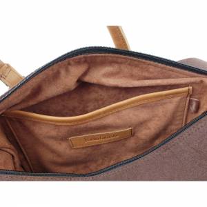 Handgepäck Tasche für Flugzeug Flugtasche Reisetasche Handtasche Tragetasche Filztasche, braun Bild 3