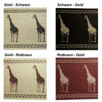 Metallic Bordüre - Gold: Giraffe | Vinyl-Vliesbordüre - edler Metallic-Effekt - 15 cm Höhe Bild 2