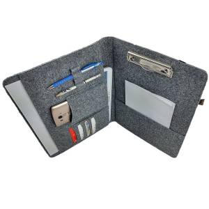 10,2 - 13,3 Zoll Hülle Organizer Tasche Schutzhülle für Laptop Tablet Buchhülle Etui aus Filz, Grau Bild 1