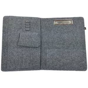 10,2 - 13,3 Zoll Hülle Organizer Tasche Schutzhülle für Laptop Tablet Buchhülle Etui aus Filz, Grau Bild 3