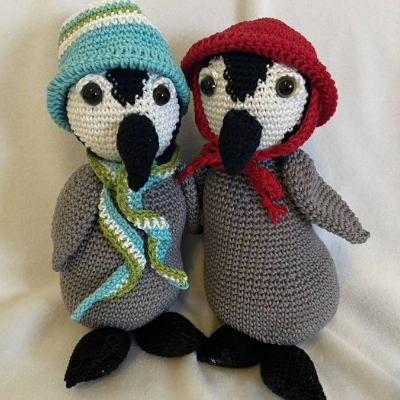 Häkelanleitung - Pit & Pia Pinguin