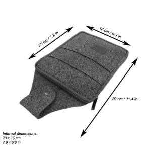 Multifunktions Bauchtasche Allzweck Tasche Hülle für Zuhause oder Arbeit, Cappuccino Braun Bild 6