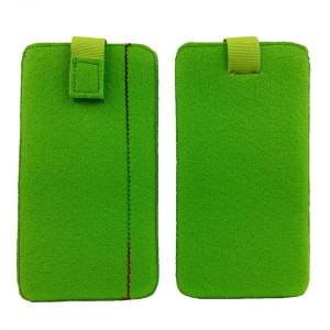 5 - 6,4" Universell Tasche Hülle Schutzhülle Etui Tasche Filztasche für Samsung Grün Bild 2