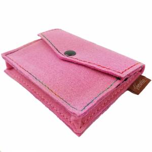 Mini Kinder-Portemonnaie Geld-Börse Tasche Pink Rosa Bild 6