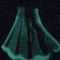 Klapp-Karte zum Trost bei Krankheit - mit leuchtendem Schutzengel in Lace-Stickerei Bild 3