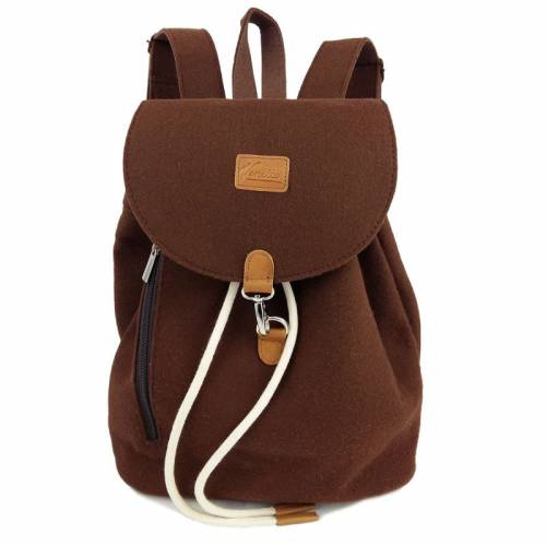 Rucksack Tasche aus  Filz unisex Filzrucksack backpack Braun