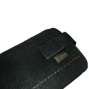 5 - 6,4" Handytasche Schutzhülle Tasche aus Filz Hülle für iPhone Schwarz Bild 4