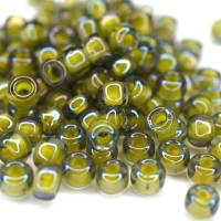Toho Seed Beads 6/0 Black Diamond/Opaque Yellow L. Bild 1
