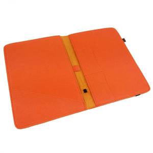 9,1 - 10,1 Zoll Tablethülle Organizer Schutzhülle Hülle Filztasche Etui aus filz Klapptasche für Tablet, Orange Bild 2