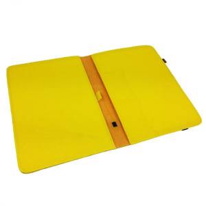 9,1 - 10,1 Zoll Tablethülle Schutzhülle Hülle aus filz für Tablet bookcase Gelb Bild 2