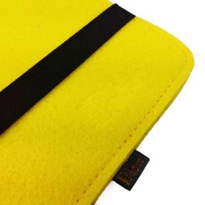 9,1 - 10,1 Zoll Tablethülle Schutzhülle Hülle aus filz für Tablet bookcase Gelb Bild 3