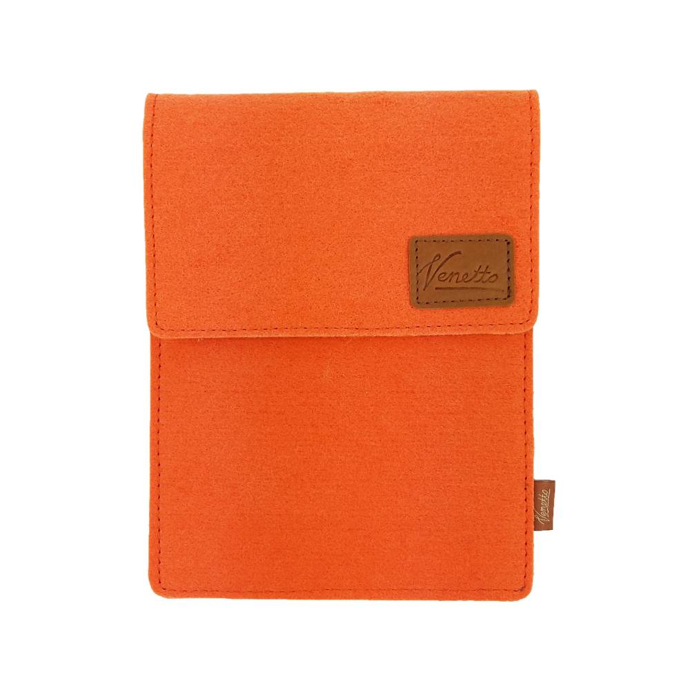 9.7 - 10.5" Tasche für Tablet eBook-Reader Hülle aus Filz Sleeve Schutzhülle orange Bild 1
