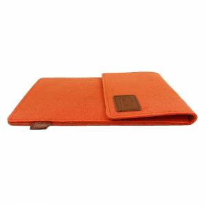 9.7 - 10.5" Tasche für Tablet eBook-Reader Hülle aus Filz Sleeve Schutzhülle orange Bild 5