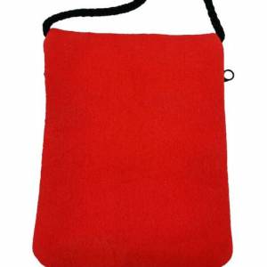 Brusttasche Reisetasche Tasche für Kind Geldbeutel aus Filz, rot Bild 3