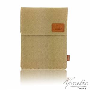 Schutzhülle Schutztasche aus Filz Sleeve Case Tasche Etui für eBook-Reader, 6 Zoll Tablet, Cappucino Braun Bild 1