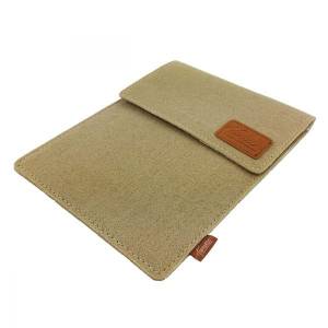 Schutzhülle Schutztasche aus Filz Sleeve Case Tasche Etui für eBook-Reader, 6 Zoll Tablet, Cappucino Braun Bild 4