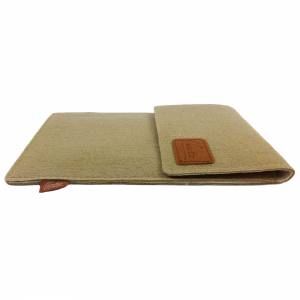 Schutzhülle Schutztasche aus Filz Sleeve Case Tasche Etui für eBook-Reader, 6 Zoll Tablet, Cappucino Braun Bild 5