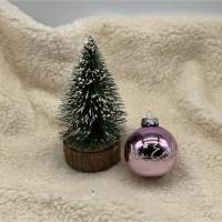 Weihnachtsbaumkugel, Christbaumkugel in lila, personalisiert mit Geschenkverpackung Bild 4