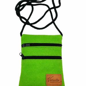 Brusttasche Reisetasche Filz-Tasche Beutel grün Bild 1