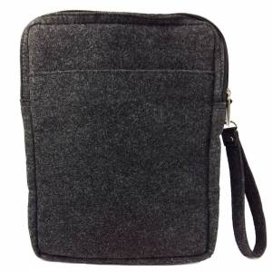 Handgelenk-Tasche 10.6" Herren Brieftasche Tasche Organizer Filz schwarz für Tablet, EBook... Bild 3