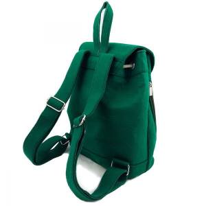 Venetto Filzrucksack Tasche Rucksack aus Filz und Leder Elementen sehr leicht, Grün Bild 3