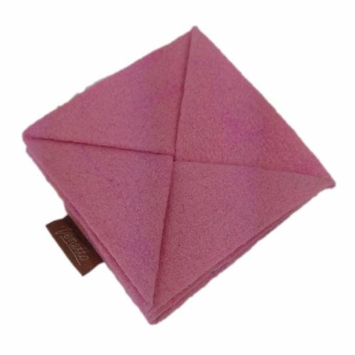 Faltbar Mini Portemonnaie Geldbörse Geldtasche wallet Kinder-Börse handgemacht aus Filz Pink Rosa