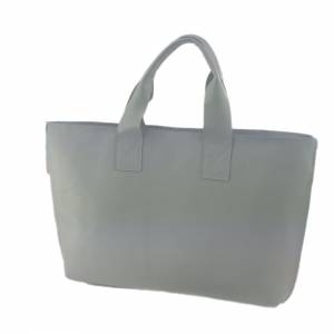 Ledertasche aus Elch-Leder Shopper Damentasche Handtasche Einkaufstasche Shopping bag für Damen grau Bild 3