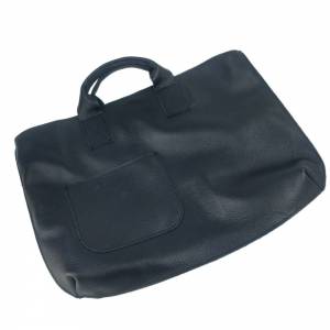 Ledertasche aus Elch-Leder Shopper Damentasche Handtasche Einkaufstasche Shopping bag für Damen schwarz Bild 4