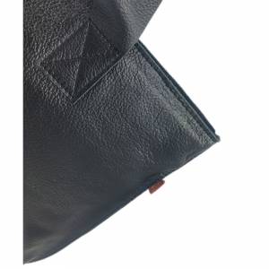 Ledertasche aus Elch-Leder Shopper Damentasche Handtasche Einkaufstasche Shopping bag für Damen schwarz Bild 9