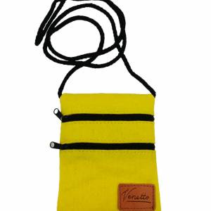 Brusttasche Kinder-Geldbeutel Beutel Tasche Urlaub gelb Bild 1