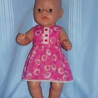 Puppenkleid pink 43 cm Puppen Bild 1