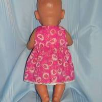Puppenkleid pink 43 cm Puppen Bild 2