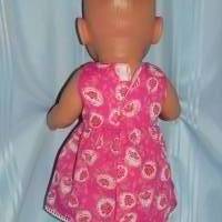 Puppenkleid pink 43 cm Puppen Bild 3