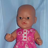 Puppenkleid pink 43 cm Puppen Bild 4
