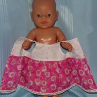 Puppenkleid pink 43 cm Puppen Bild 7