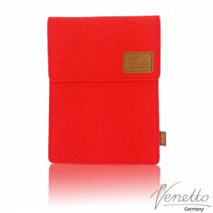 Tasche für eBook-Reader Hülle aus Filz Sleeve Schutzhülle für Kindle Kobo Tolino Sony Trekstor, Rot Bild 1