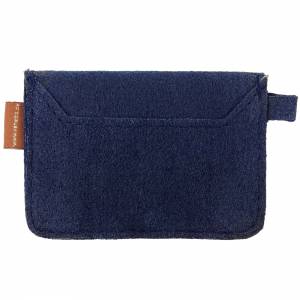 Mini Kinder-Geldbörse Filztasche Portemonnaies blau Bild 6