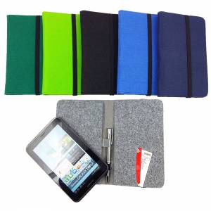 7 Zoll Tablethülle Schutzhülle Tasche für Tablet wie Samsung, Lenovo, Acer, Asus, iPad Mini, Huawei, eBook-Reader / Filz Bild 2