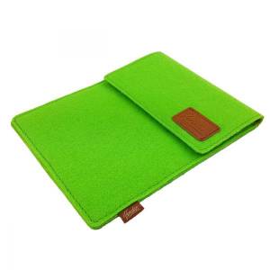Schutzhülle Schutztasche Etui Sleeve Case Hülle aus Filz Tasche für eBook-Reader, grün Bild 4