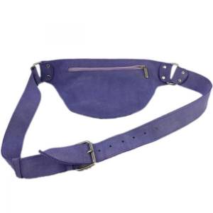 Ledertasche Tasche Leder Bauchtasche Hüfttasche lila Bild 4