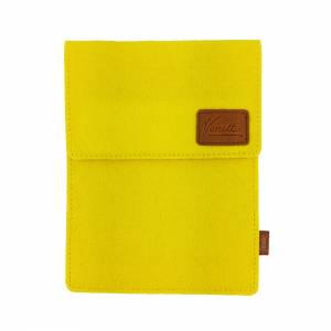 9.7 - 10.5" Tasche für Tablet eBook-Reader Hülle aus Filz Sleeve Schutzhülle Gelb Bild 1