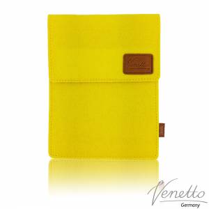 9.7 - 10.5" Tasche für Tablet eBook-Reader Hülle aus Filz Sleeve Schutzhülle Gelb Bild 2