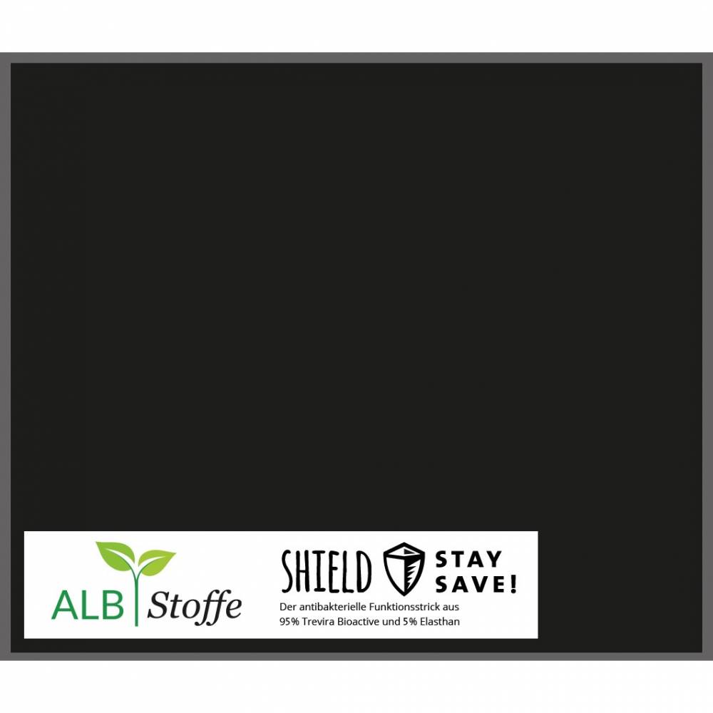 0,5m Albstoffe Shield Pro schwarz Bild 1