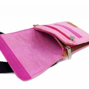 Kleine Umhängetasche Schultertasche Handtasche Rosa Pink Bild 4