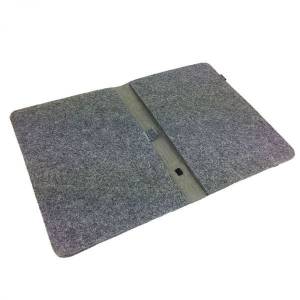 9,1 - 10,1 Zoll Tablethülle Schutzhülle Etui Hülle aus Filz für Tablet Bookcase Buchhülle Grau Bild 2