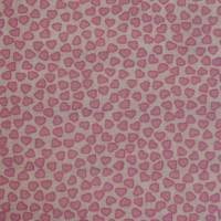 9,80 EUR/m Stoff - Baumwolle, Herzchen, kleine Herzen rosa auf weiß Bild 4