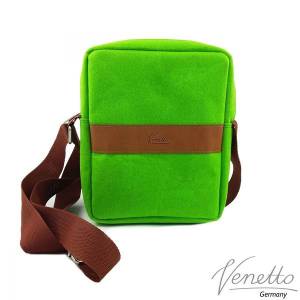 Umhängetasche Schultertasche Handtasche Tasche aus Filz Filztasche Freizeittasche Grün hell Bild 1