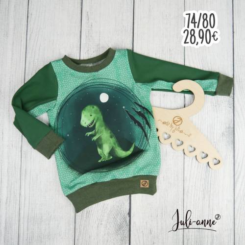 Pullover - Langarmshirt Mamasliebchen Dino T-Rex 74/80