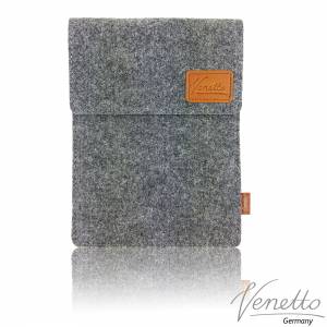 Tasche für eBook-Reader Hülle aus Filz Sleeve Filztasche Schutzhülle für Kindle Kobo Tolino Sony Trekstor, Grau Bild 1