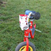 Lenkertasche für Laufrad / Kinderrad / Roller "Mops weíß" Bild 3